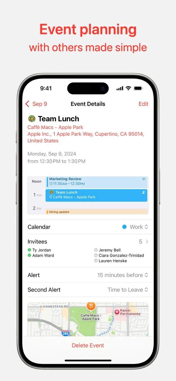 Apple Calendar screenshot 1